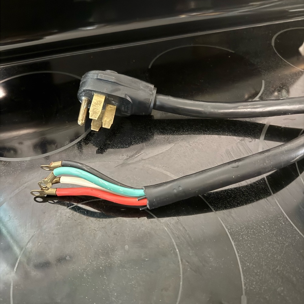 Heavy Duty Power Cord with Plug, like new